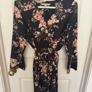 Floral Button-Up Dress